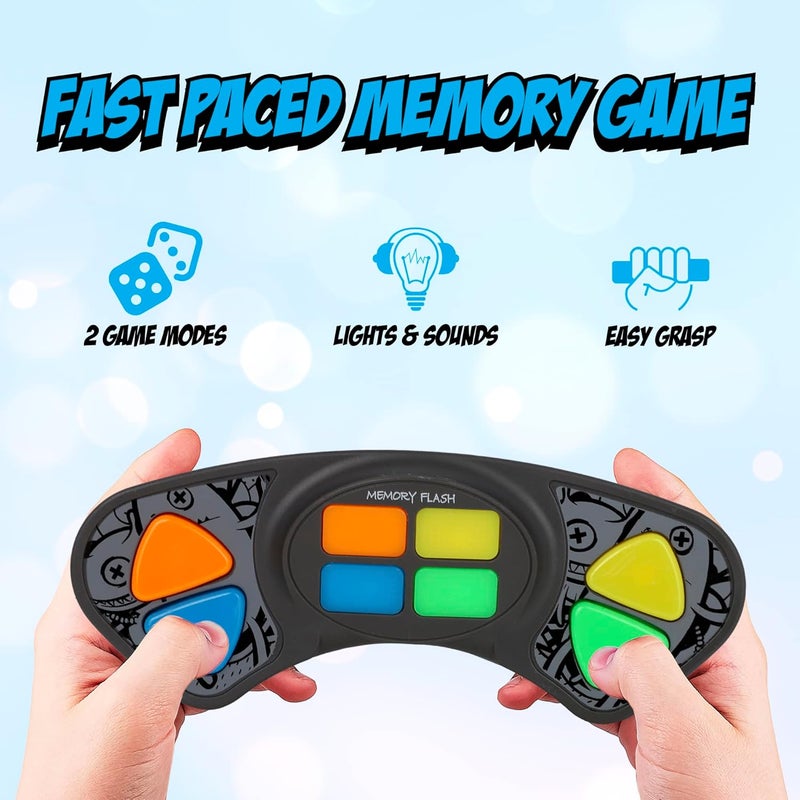 Point Games Handheld Memory Game, Kids Electronic Games, Sequence Fun for Kids with Lights & Sounds, Brain Challenge for Boys & Girls Ages 8+ - Image 3